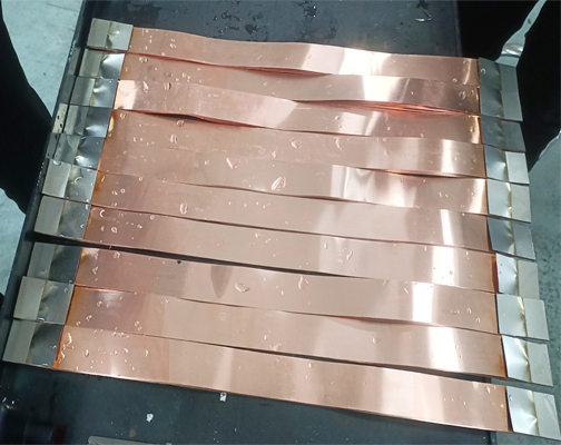 铜箔包镍焊接样品 铜箔包镍焊接样品