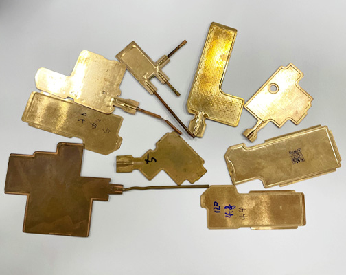 VC铜网鼠尾焊接样品