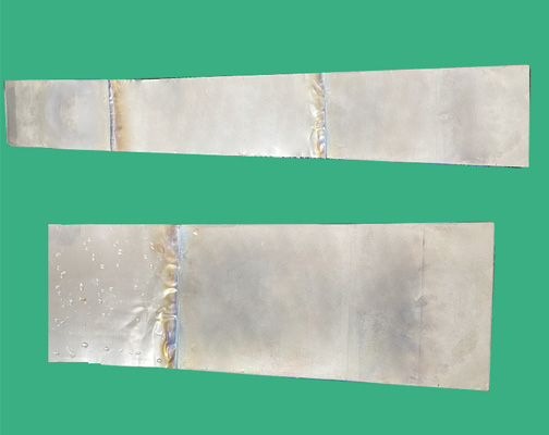 焊接面积200*100软铜排和镍片焊接